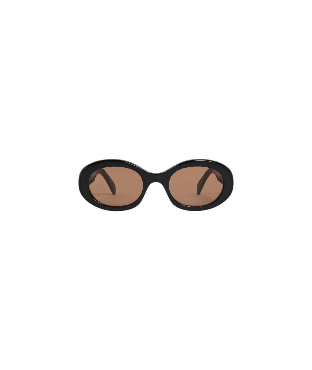 CELINE Черные пластиковые солнцезащитные очки, фото 2