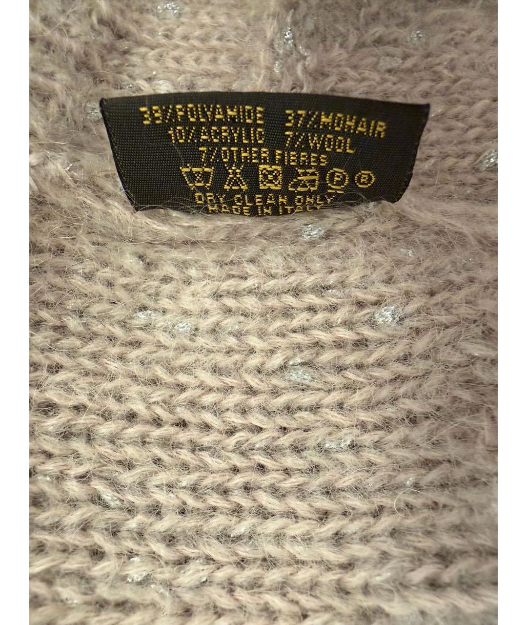 LOUIS VUITTON Бежевая шерстяная шапка, фото 4