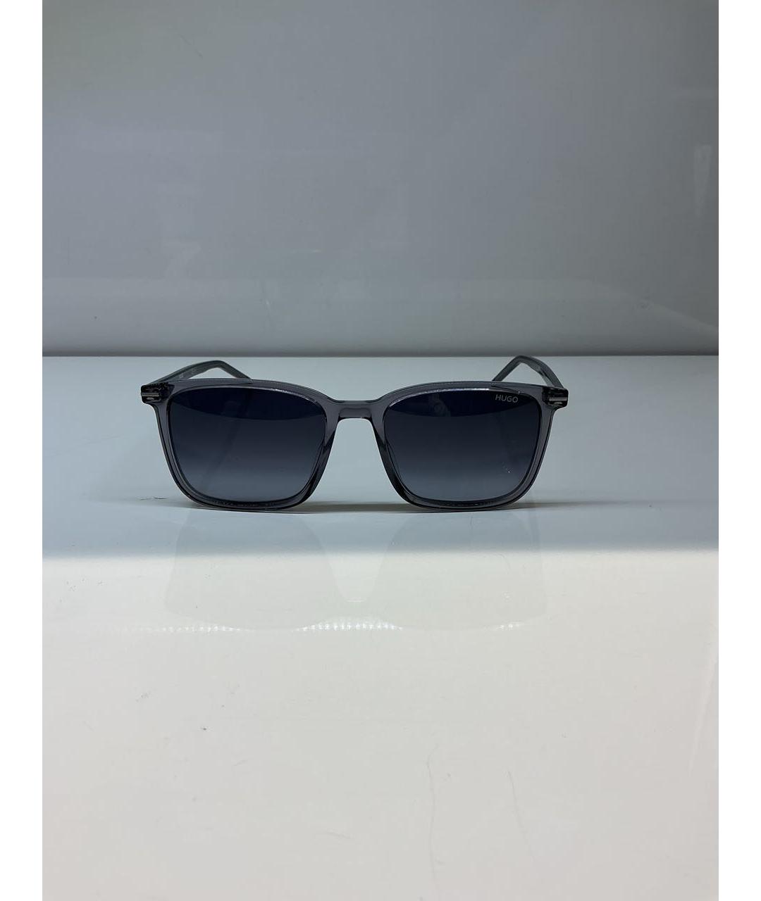 HUGO BOSS Серые пластиковые солнцезащитные очки, фото 4