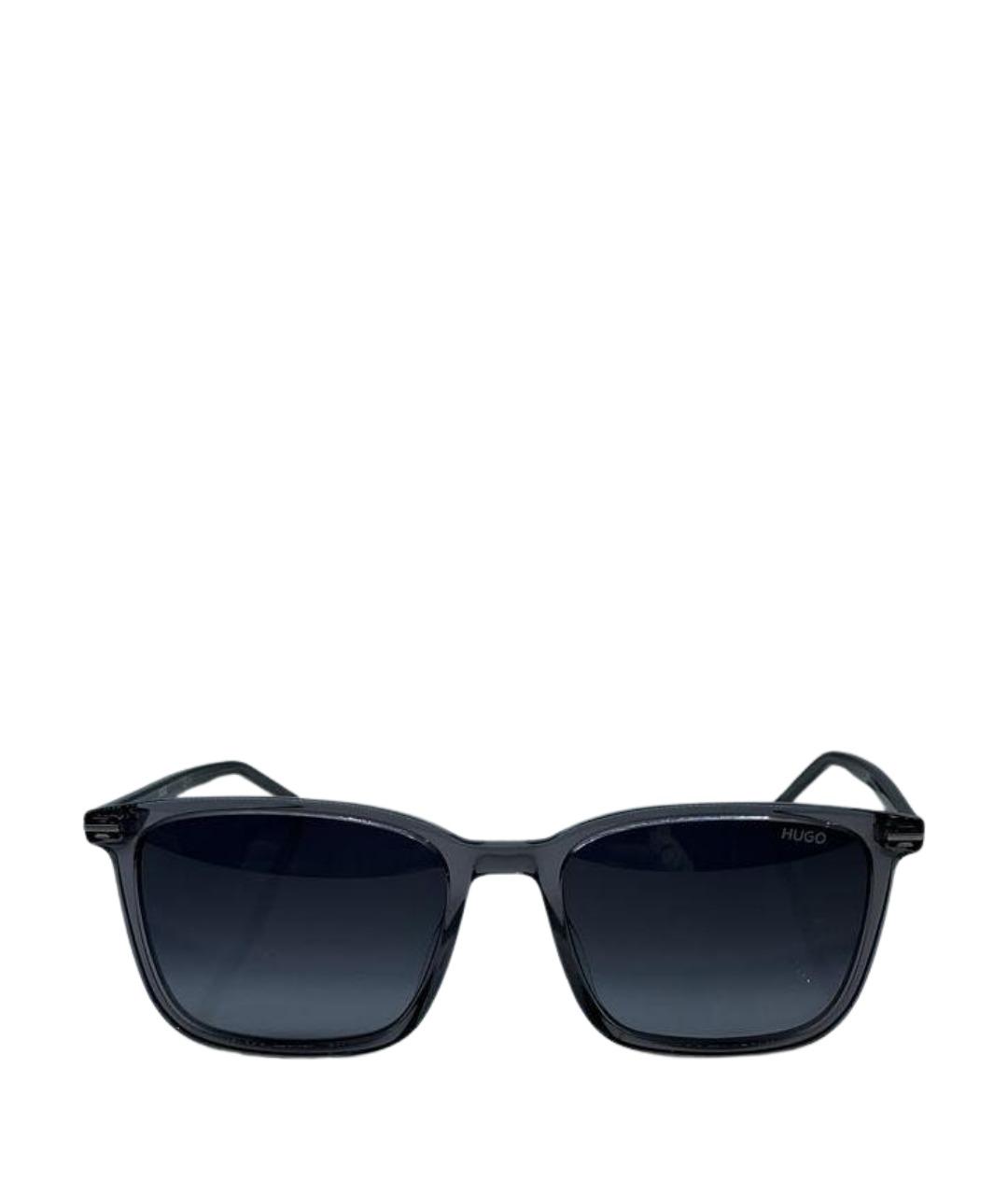 HUGO BOSS Серые пластиковые солнцезащитные очки, фото 1