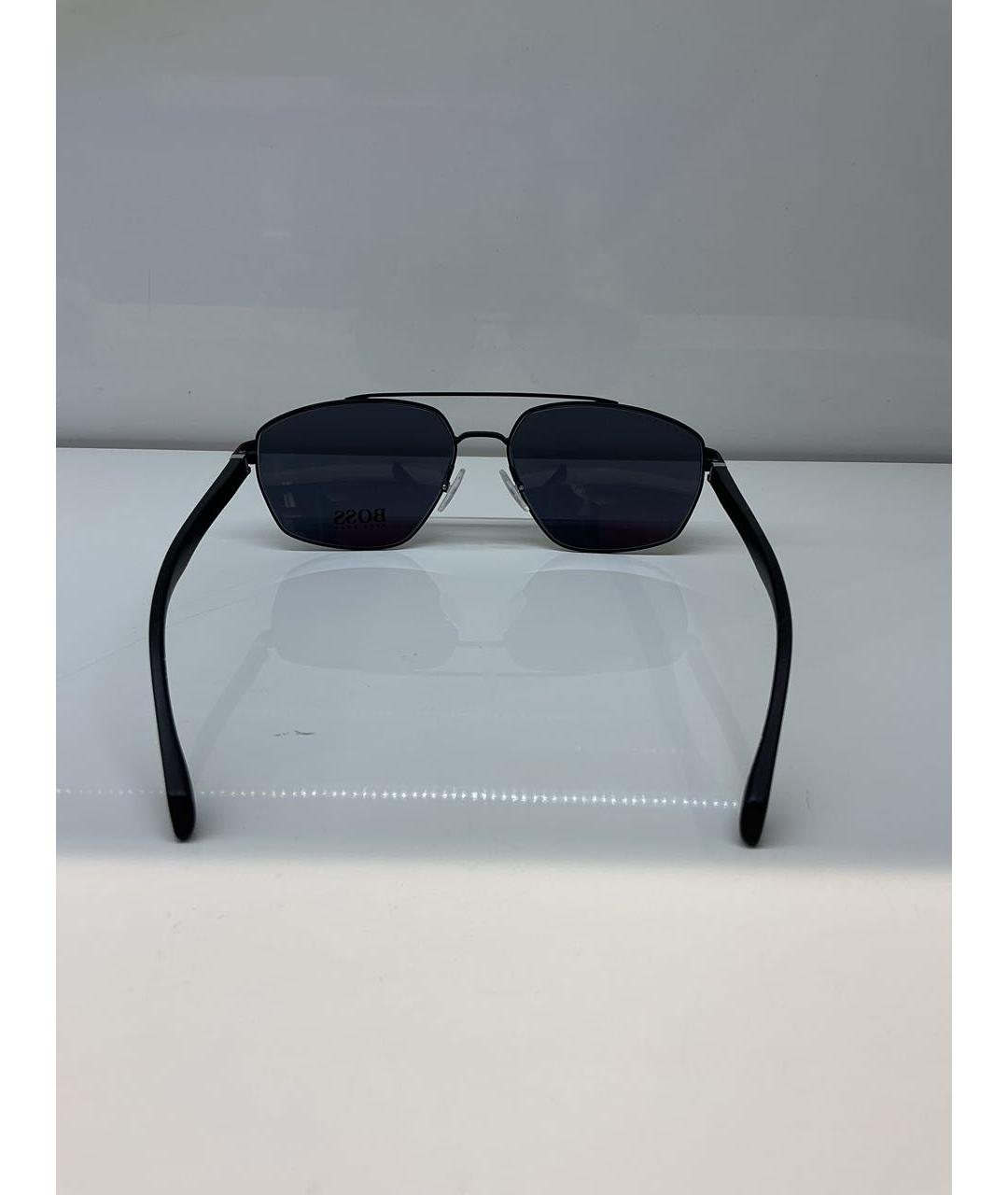 HUGO BOSS Черные металлические солнцезащитные очки, фото 3