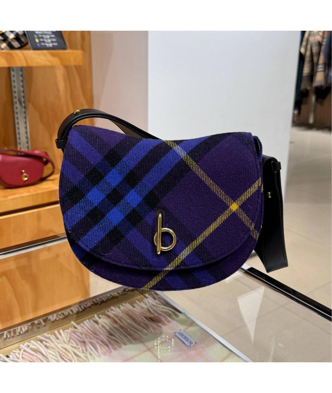 BURBERRY Фиолетовая сумка через плечо, фото 2
