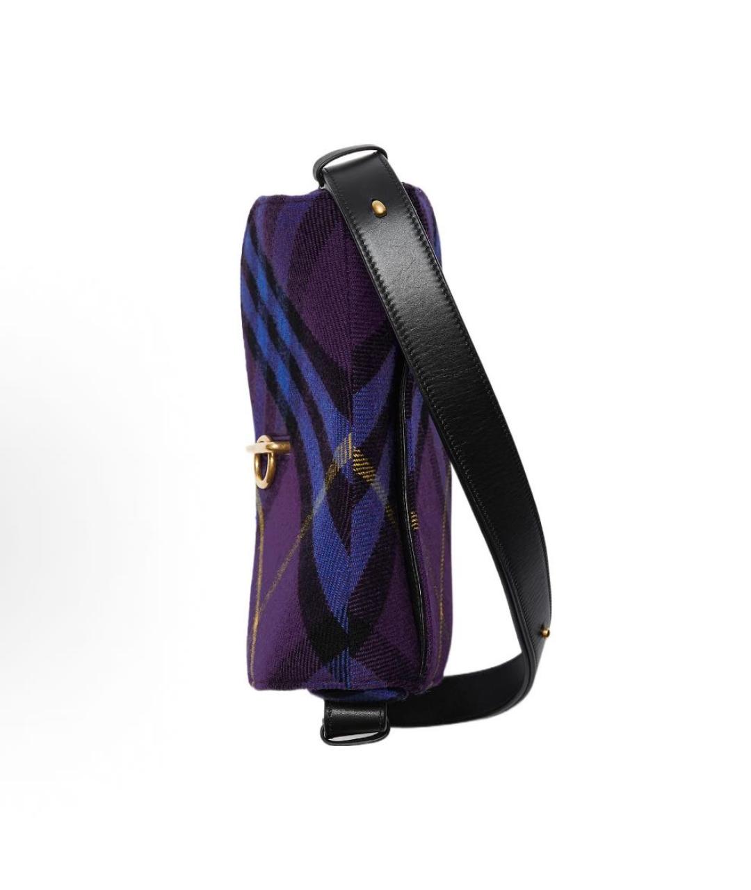 BURBERRY Фиолетовая сумка через плечо, фото 4