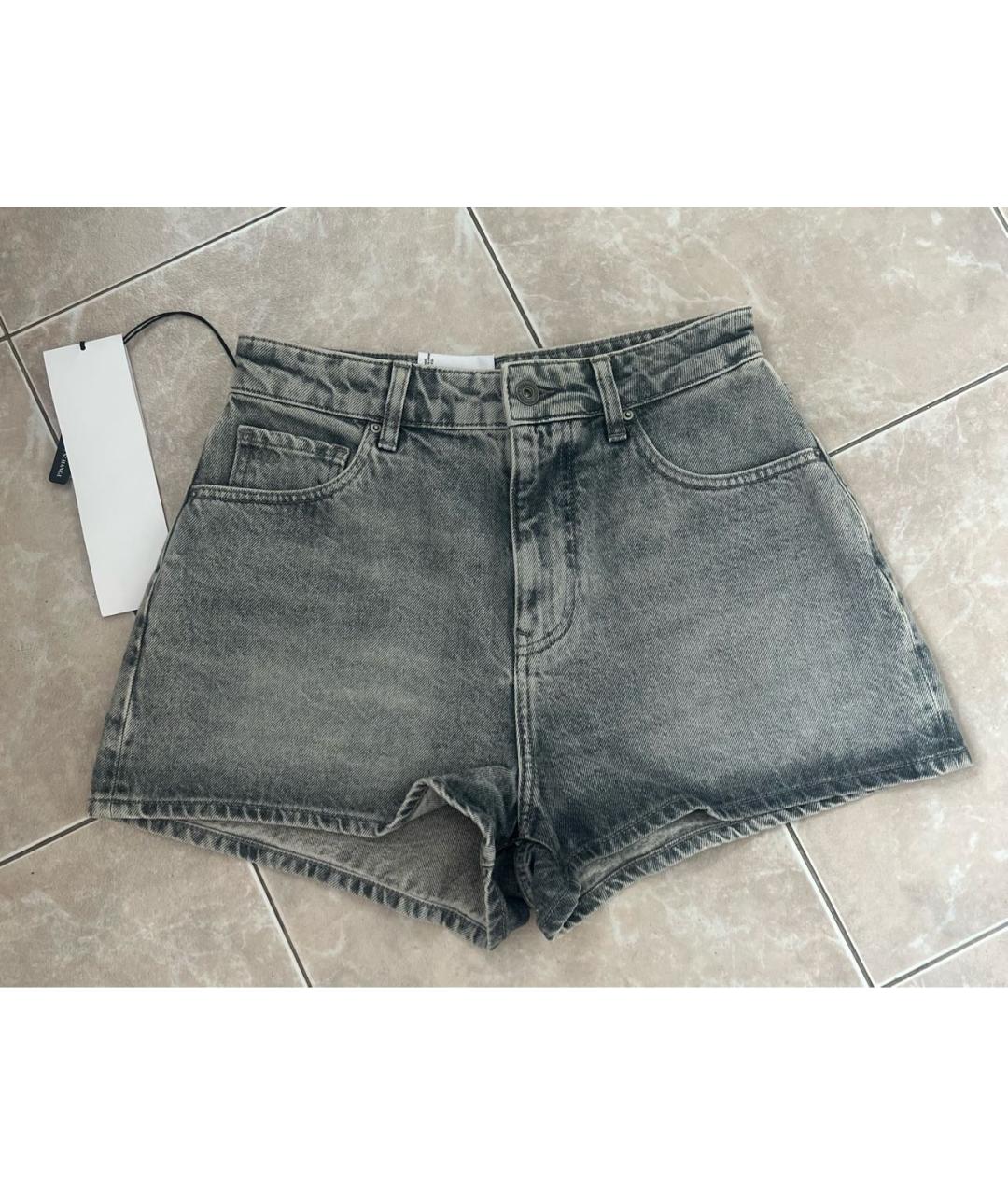 ARMANI EXCHANGE Серые деним шорты, фото 6