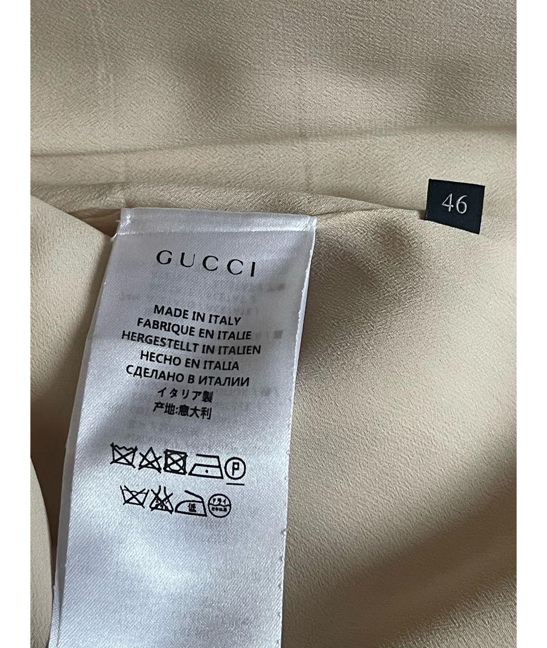 GUCCI Белое повседневное платье, фото 7