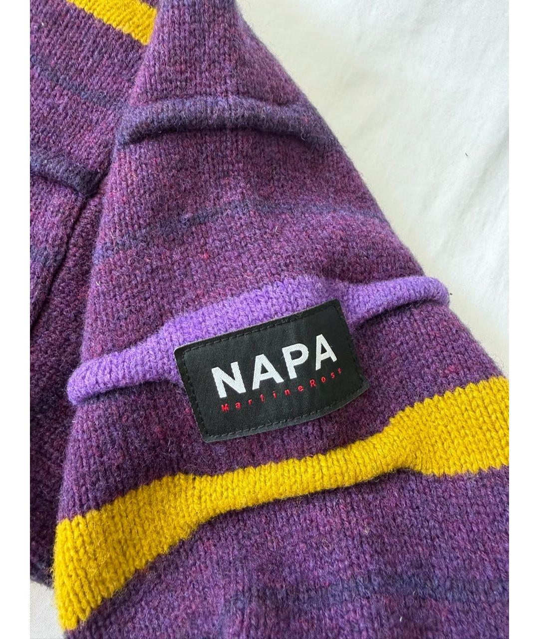 NAPAPIJRI Фиолетовый шерстяной джемпер / свитер, фото 4