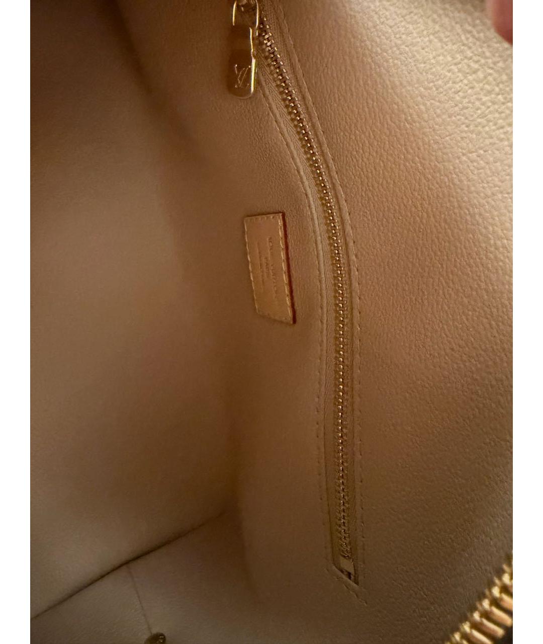 LOUIS VUITTON Коричневая косметичка, фото 5