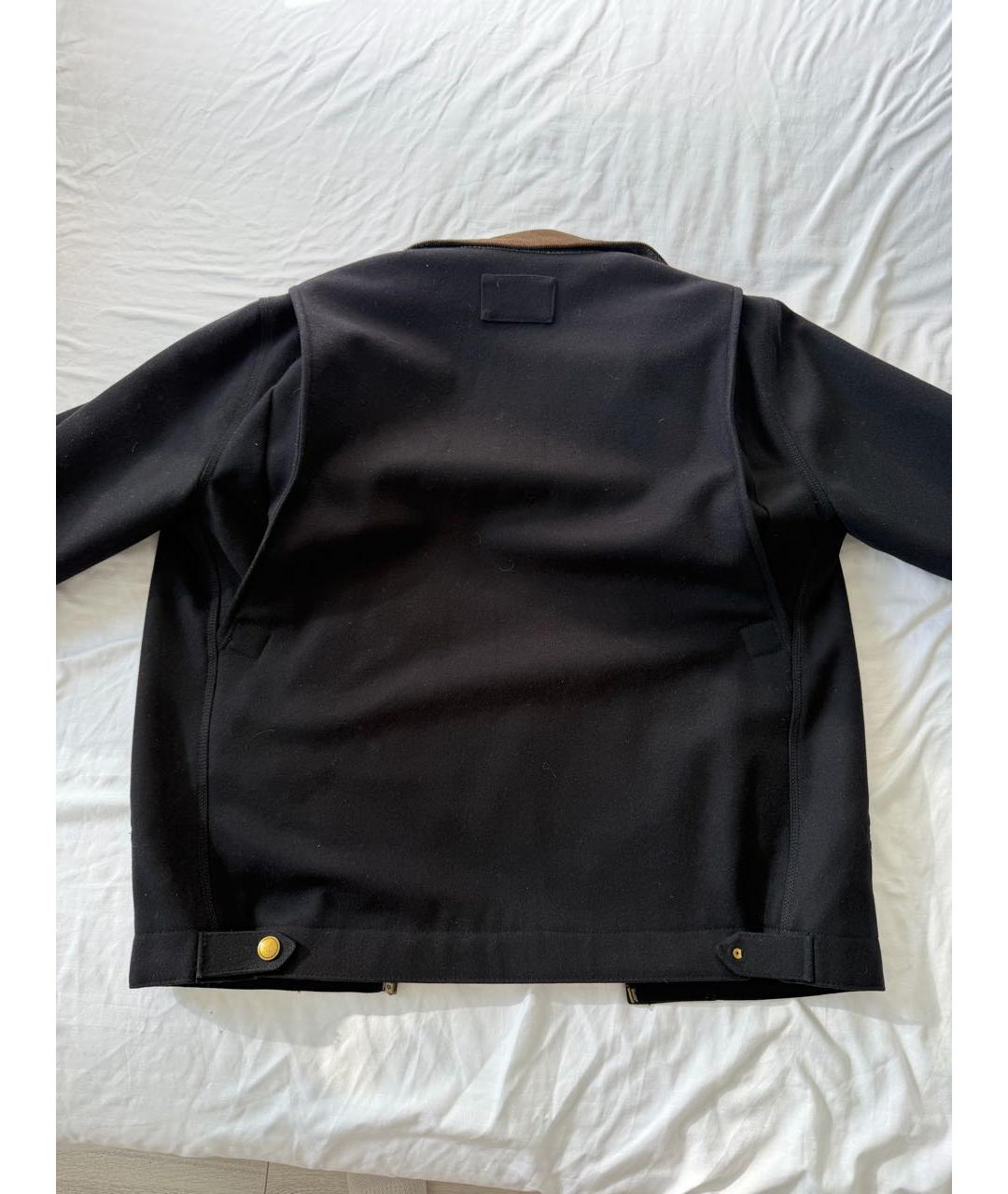 A.P.C. Темно-синяя шерстяная куртка, фото 2