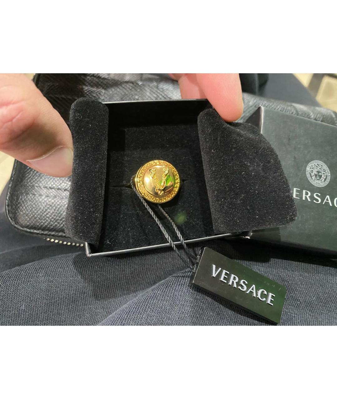 VERSACE Золотое латунное кольцо, фото 2
