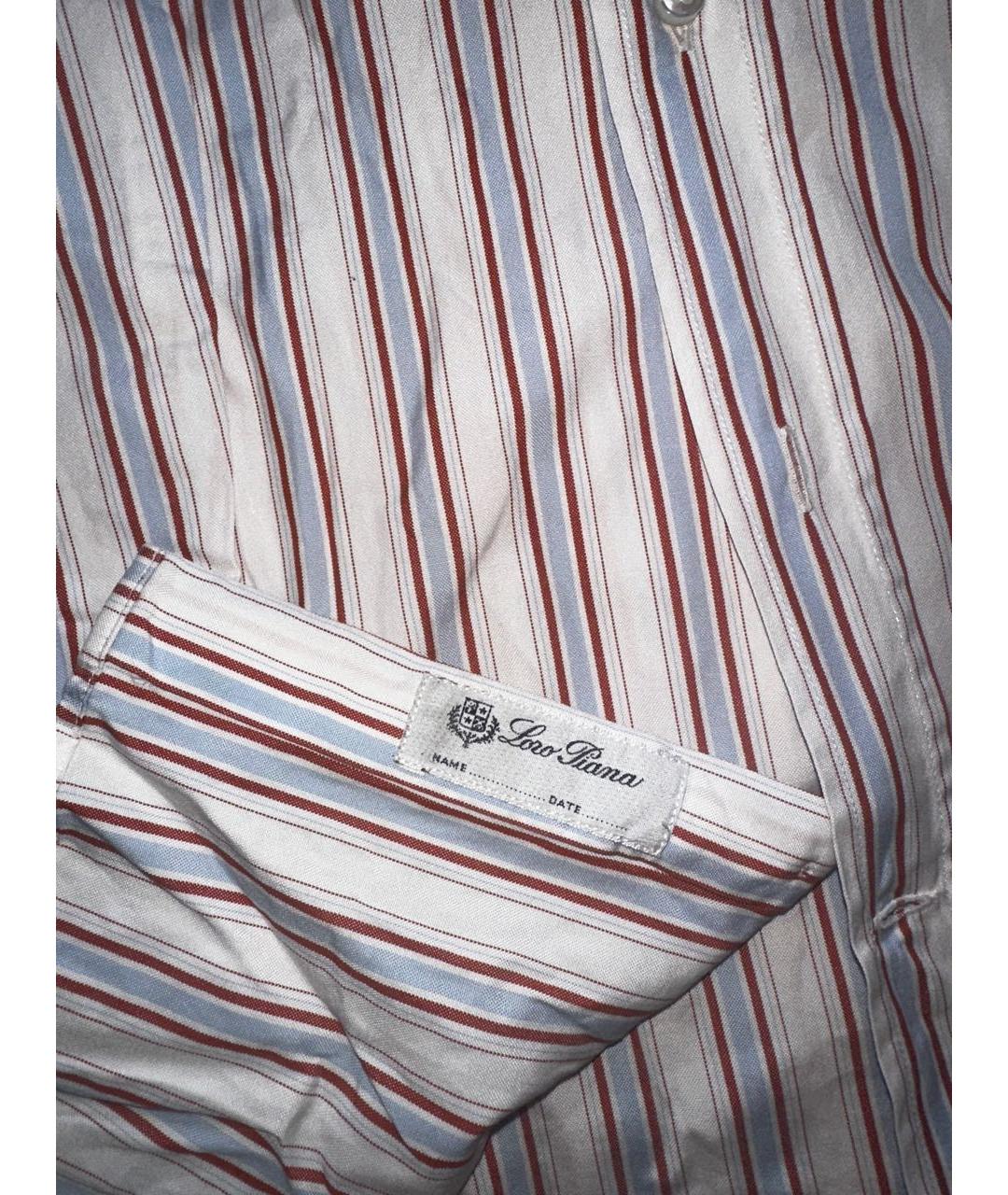 LORO PIANA Мульти хлопковая классическая рубашка, фото 5