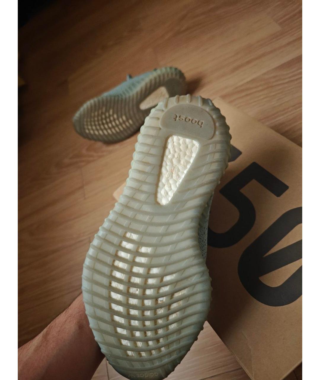 ADIDAS YEEZY Голубые кроссовки, фото 6