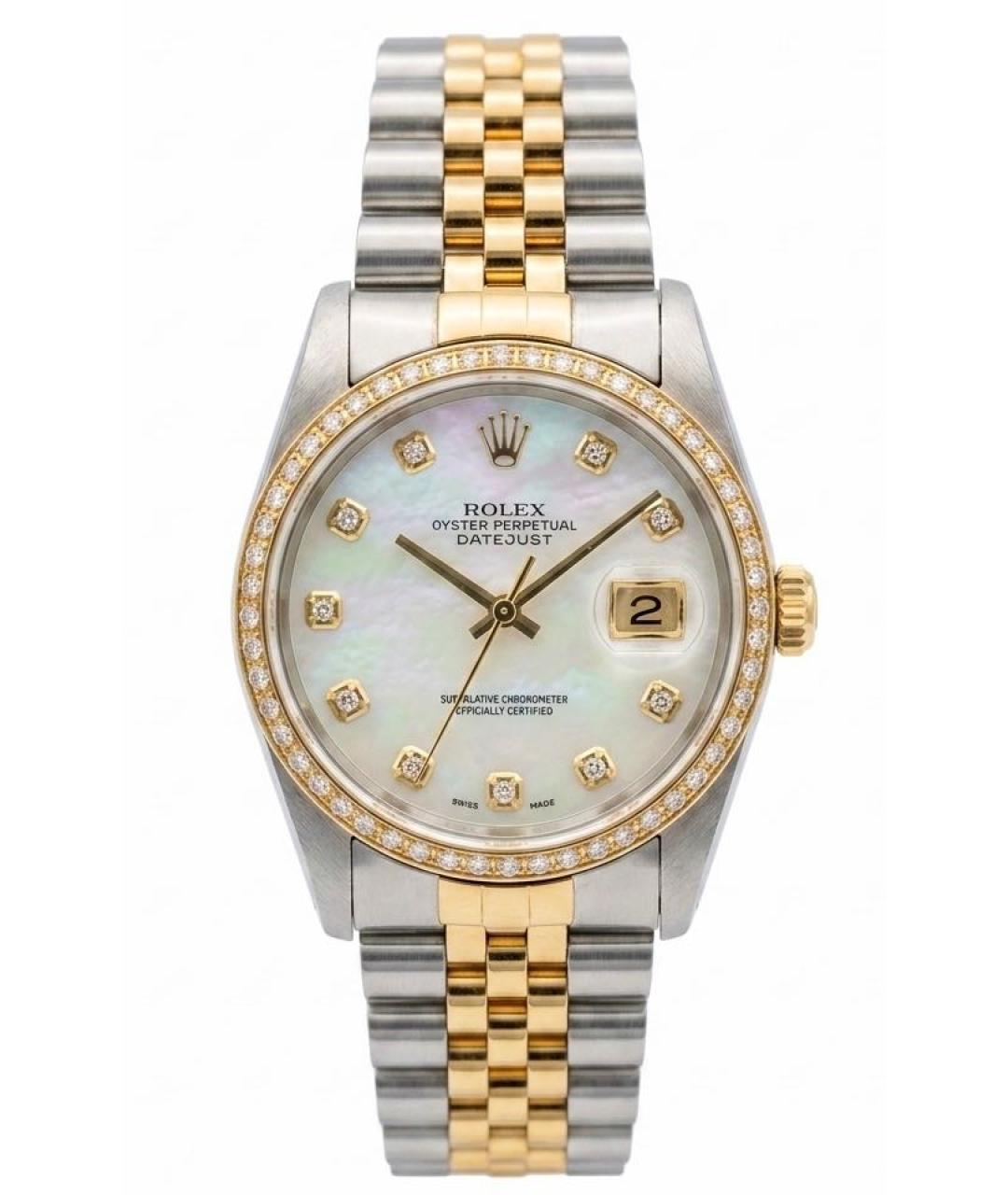 ROLEX Серебряные часы из желтого золота, фото 9