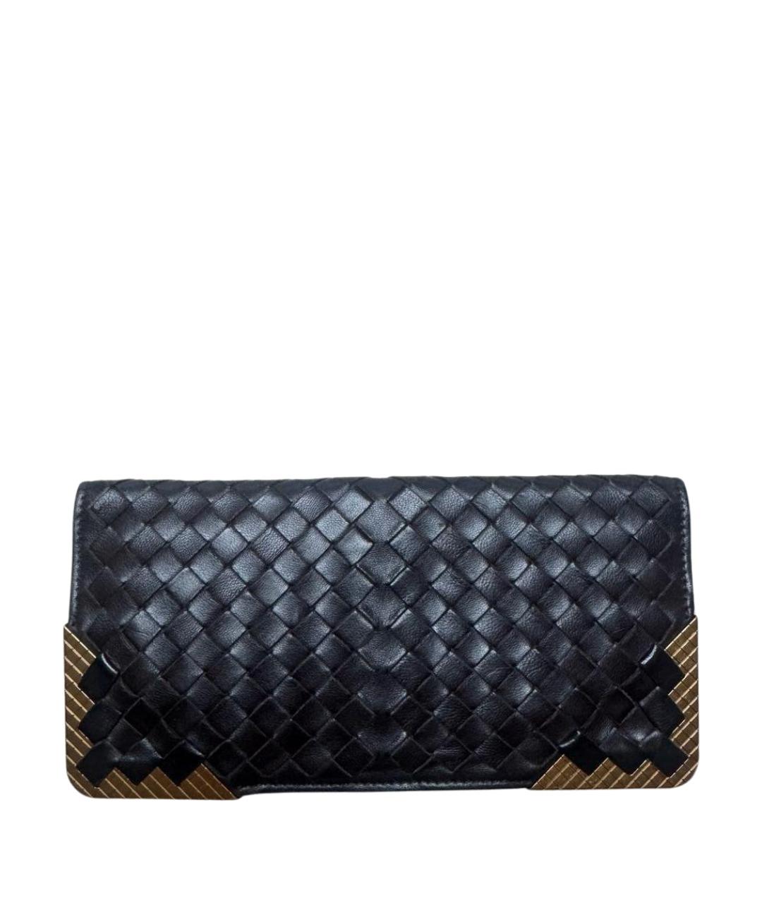 BOTTEGA VENETA Коричневый кожаный кошелек, фото 1