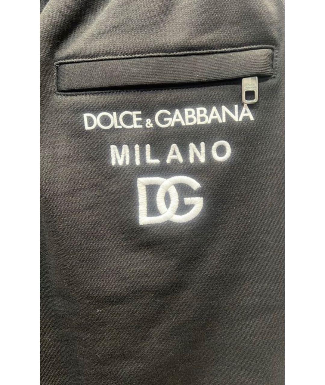 DOLCE&GABBANA Черные повседневные брюки, фото 3