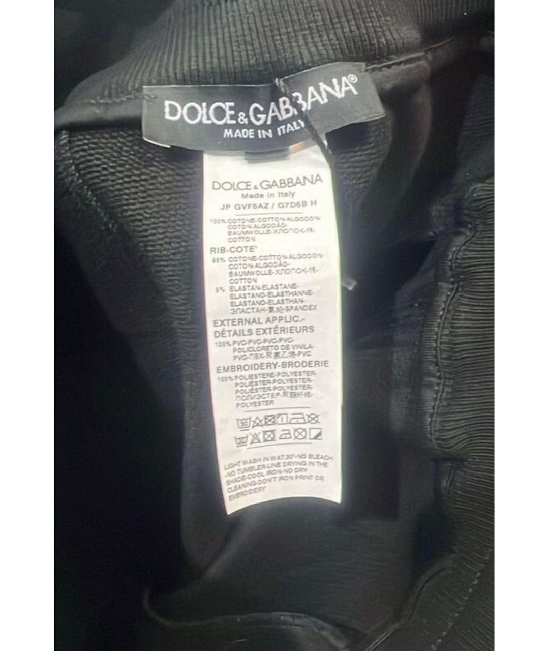 DOLCE&GABBANA Черные повседневные брюки, фото 8