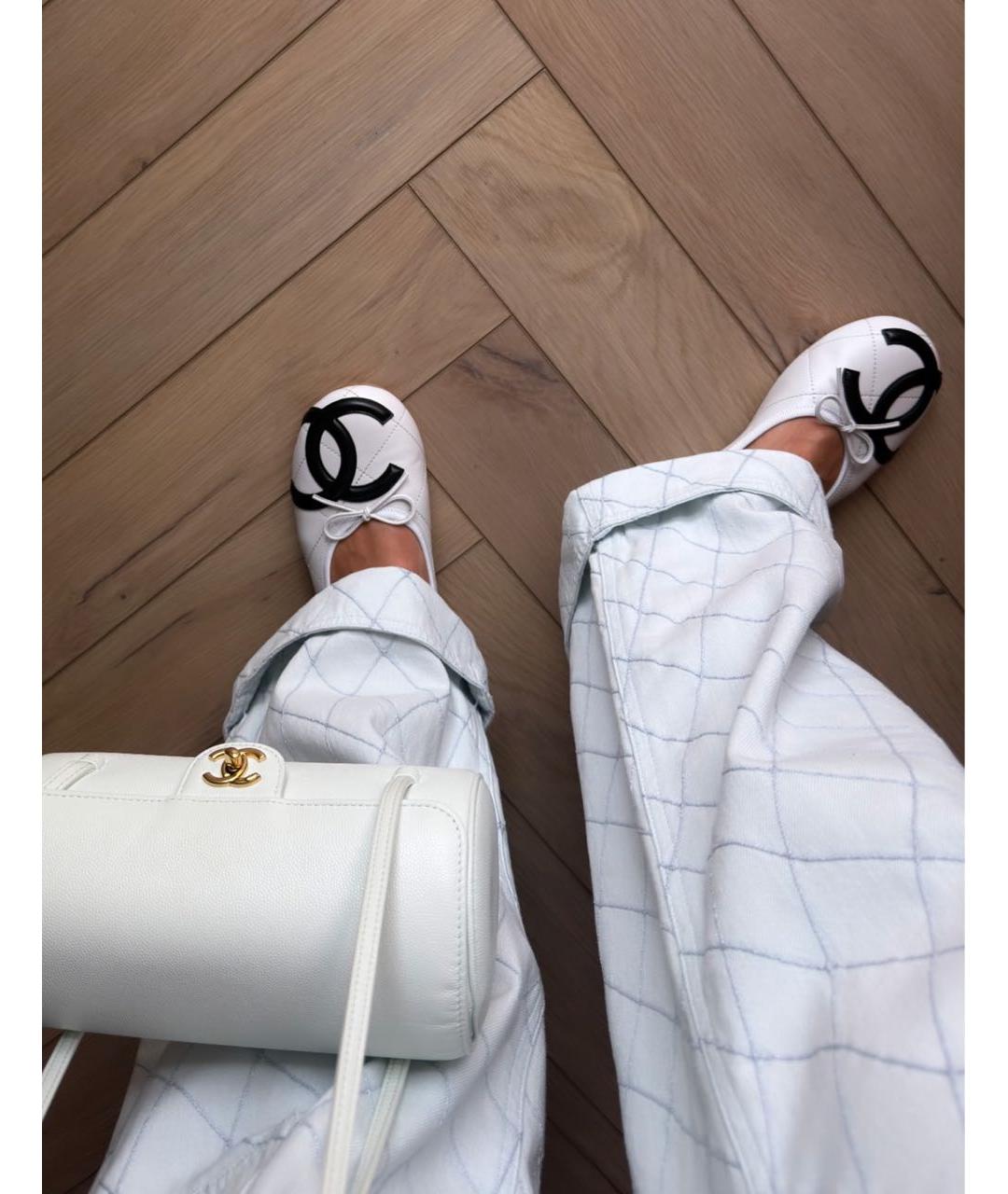 CHANEL Голубые прямые джинсы, фото 5