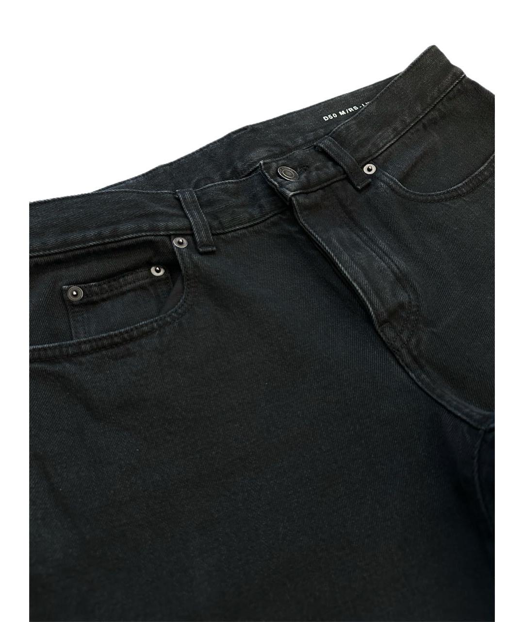 SAINT LAURENT Черные хлопковые джинсы скинни, фото 3