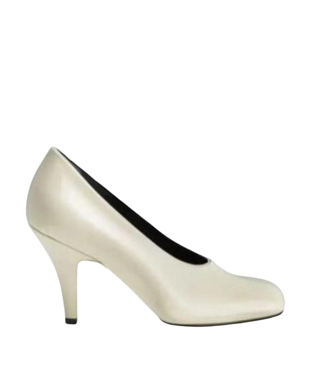 PHOEBE PHILO Бежевые туфли из лакированной кожи, фото 1