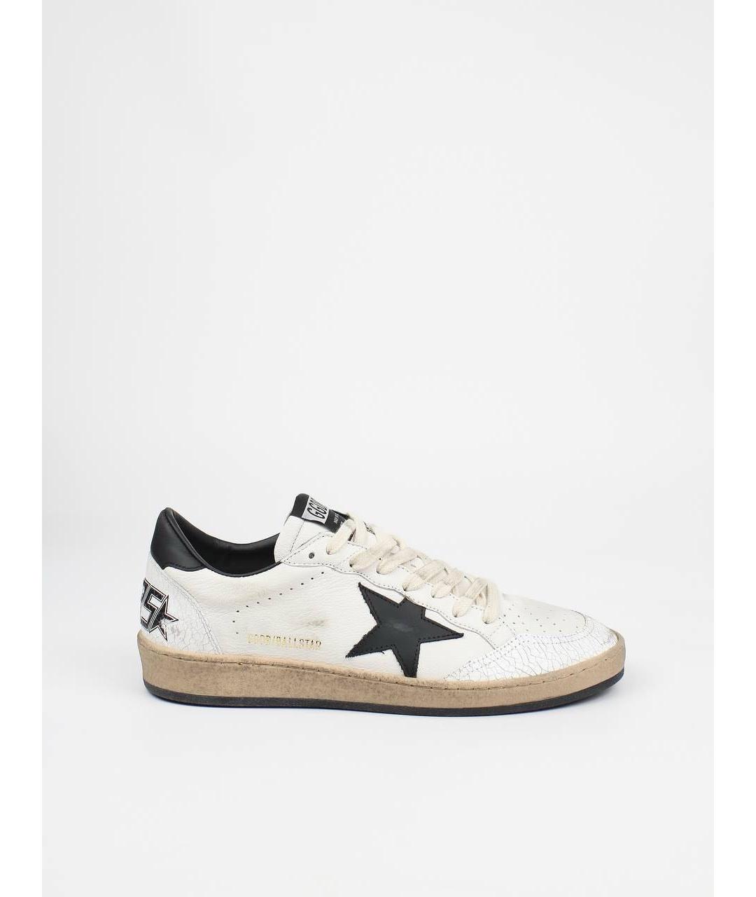 GOLDEN GOOSE DELUXE BRAND Белые кожаные кеды, фото 9