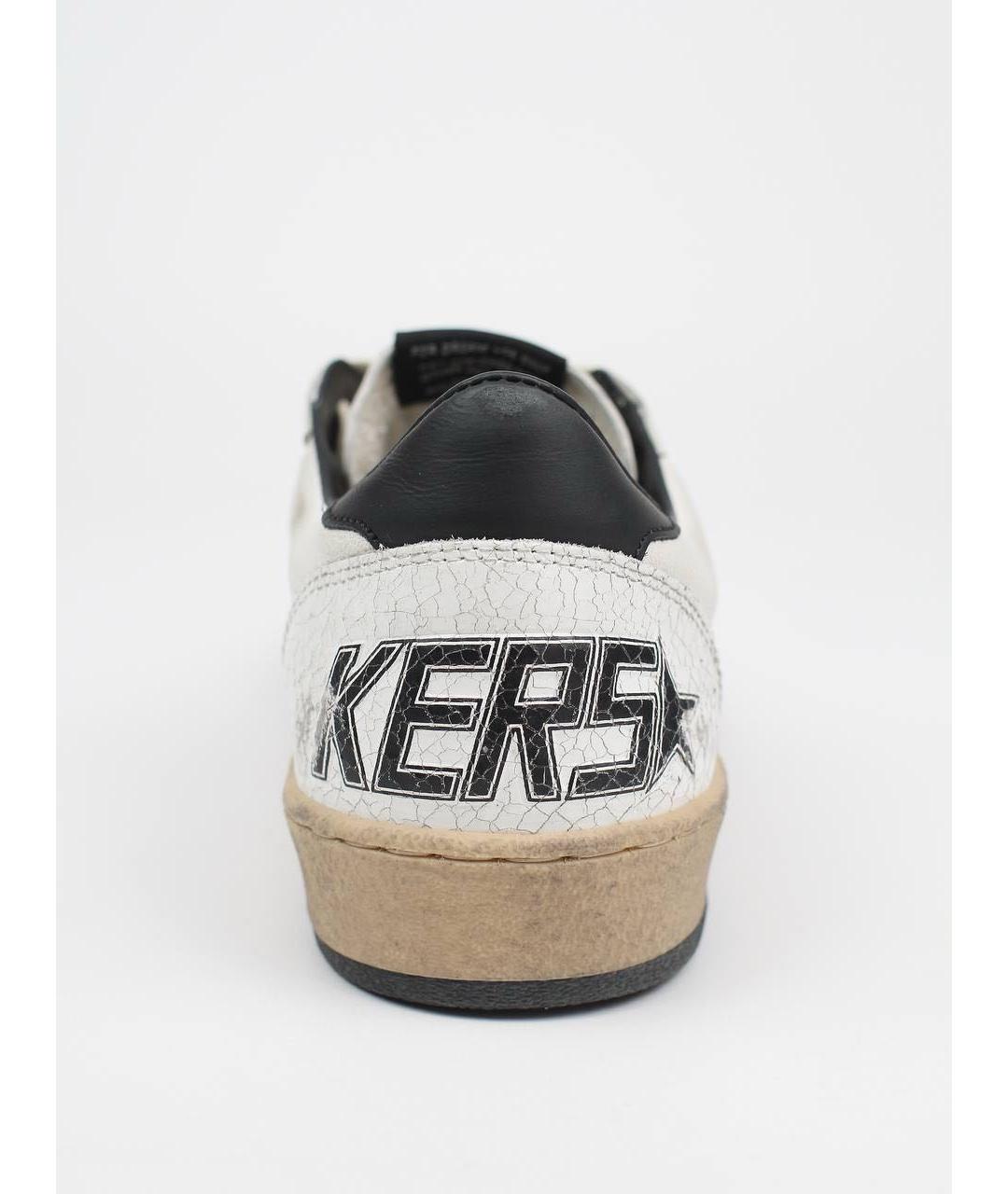 GOLDEN GOOSE DELUXE BRAND Белые кожаные кеды, фото 4