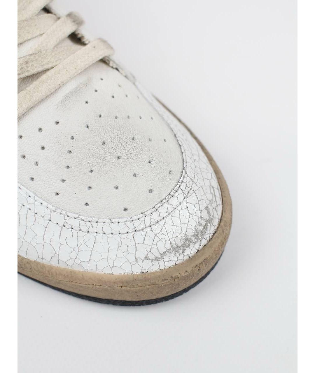 GOLDEN GOOSE DELUXE BRAND Белые кожаные кеды, фото 6