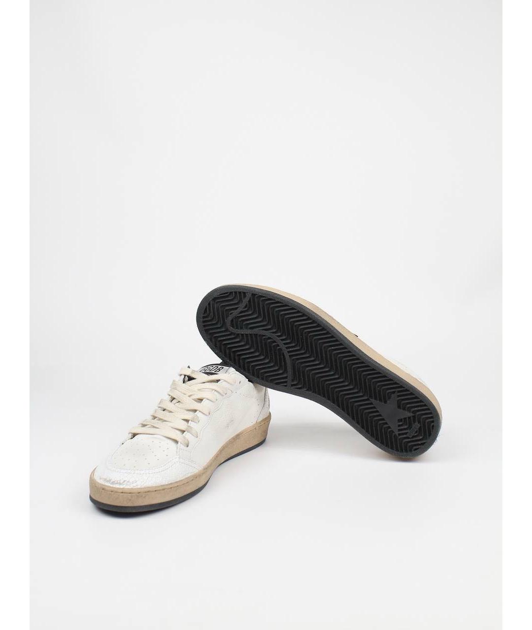 GOLDEN GOOSE DELUXE BRAND Белые кожаные кеды, фото 7