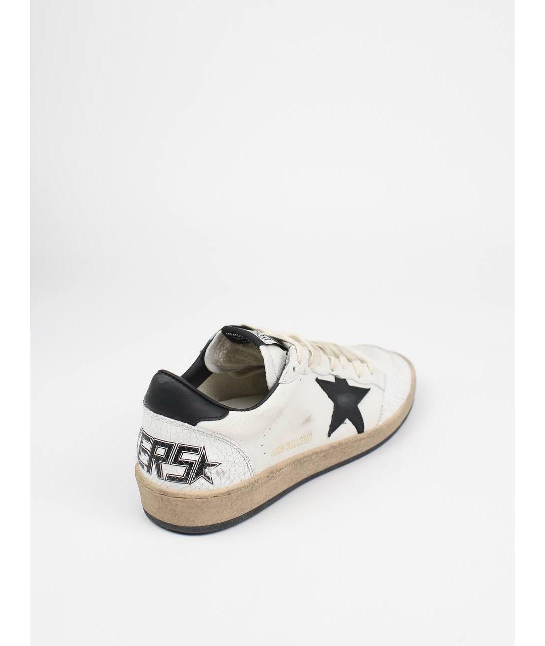 GOLDEN GOOSE DELUXE BRAND Белые кожаные кеды, фото 3
