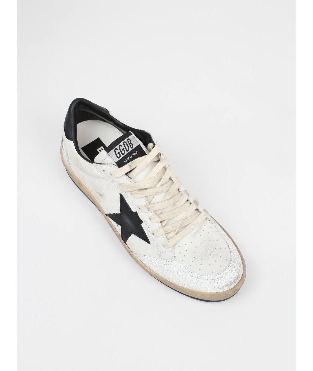 GOLDEN GOOSE DELUXE BRAND Белые кожаные кеды, фото 5