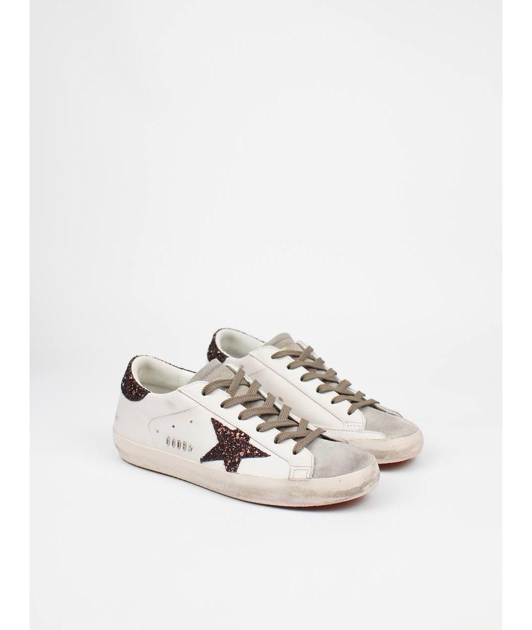 GOLDEN GOOSE DELUXE BRAND Белые кожаные кеды, фото 2