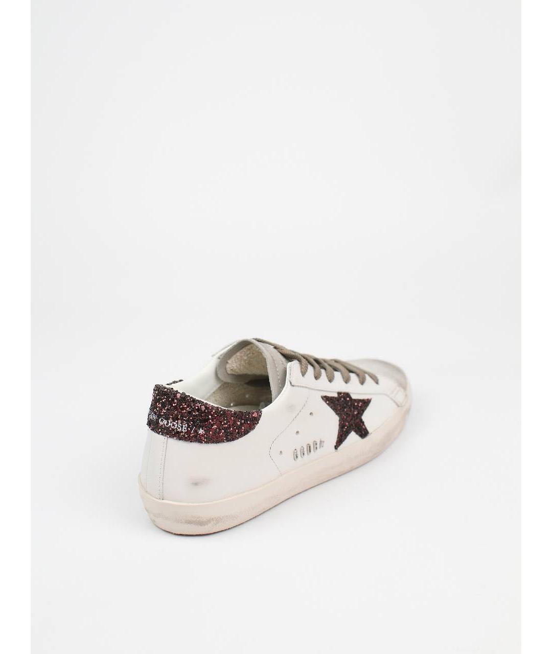 GOLDEN GOOSE DELUXE BRAND Белые кожаные кеды, фото 3