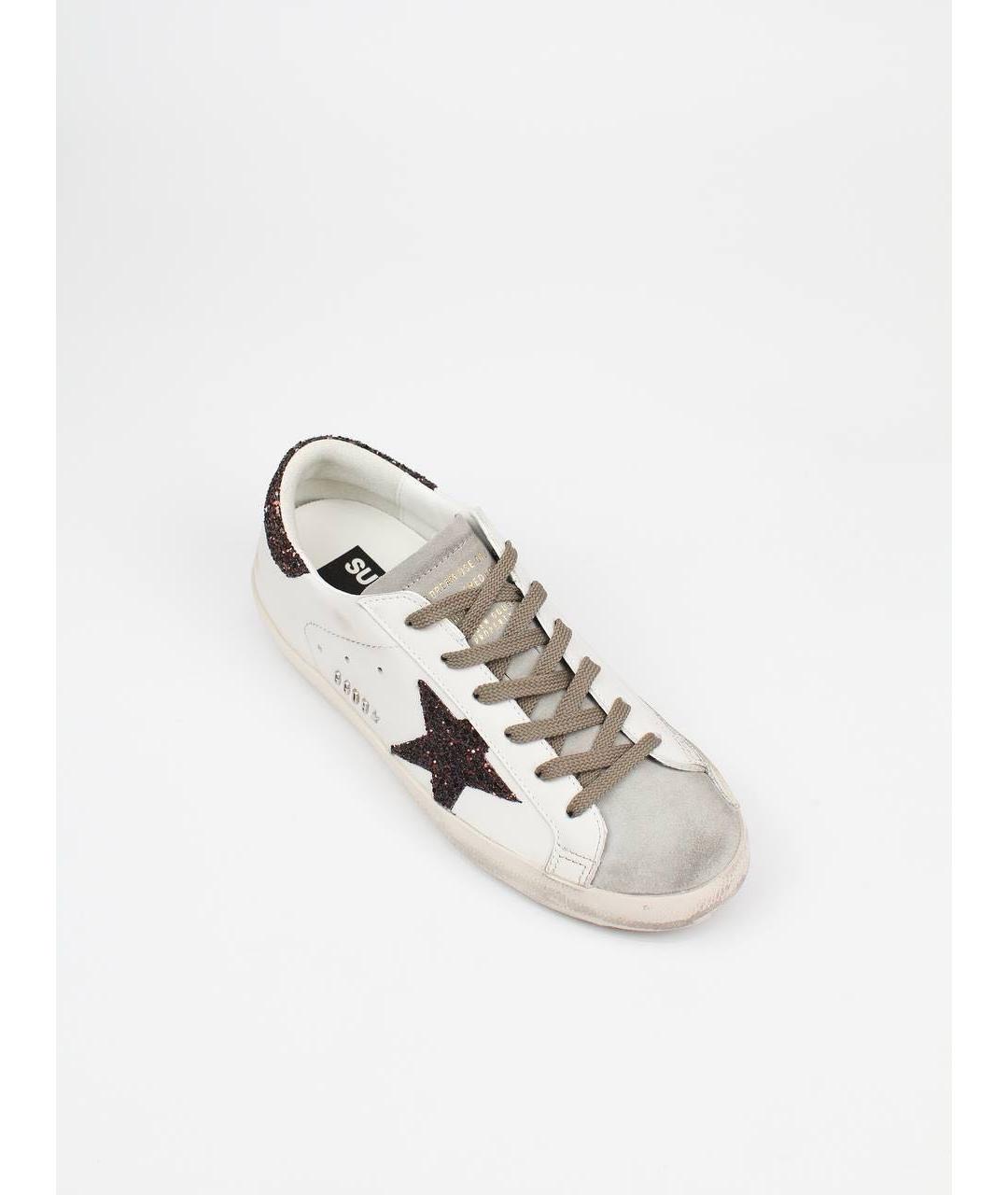 GOLDEN GOOSE DELUXE BRAND Белые кожаные кеды, фото 5