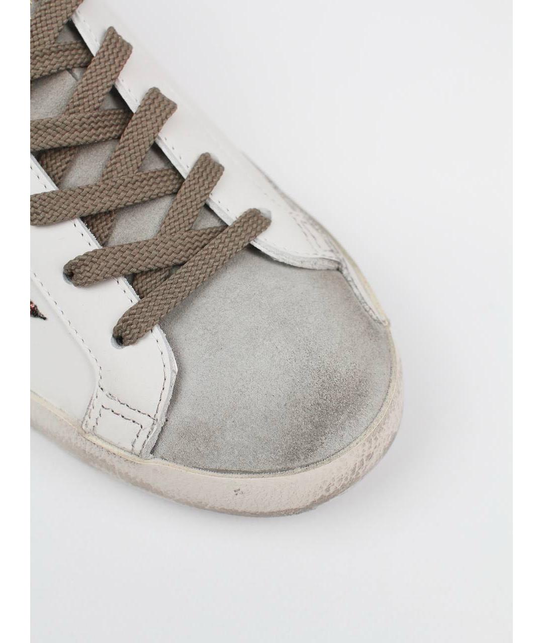 GOLDEN GOOSE DELUXE BRAND Белые кожаные кеды, фото 6