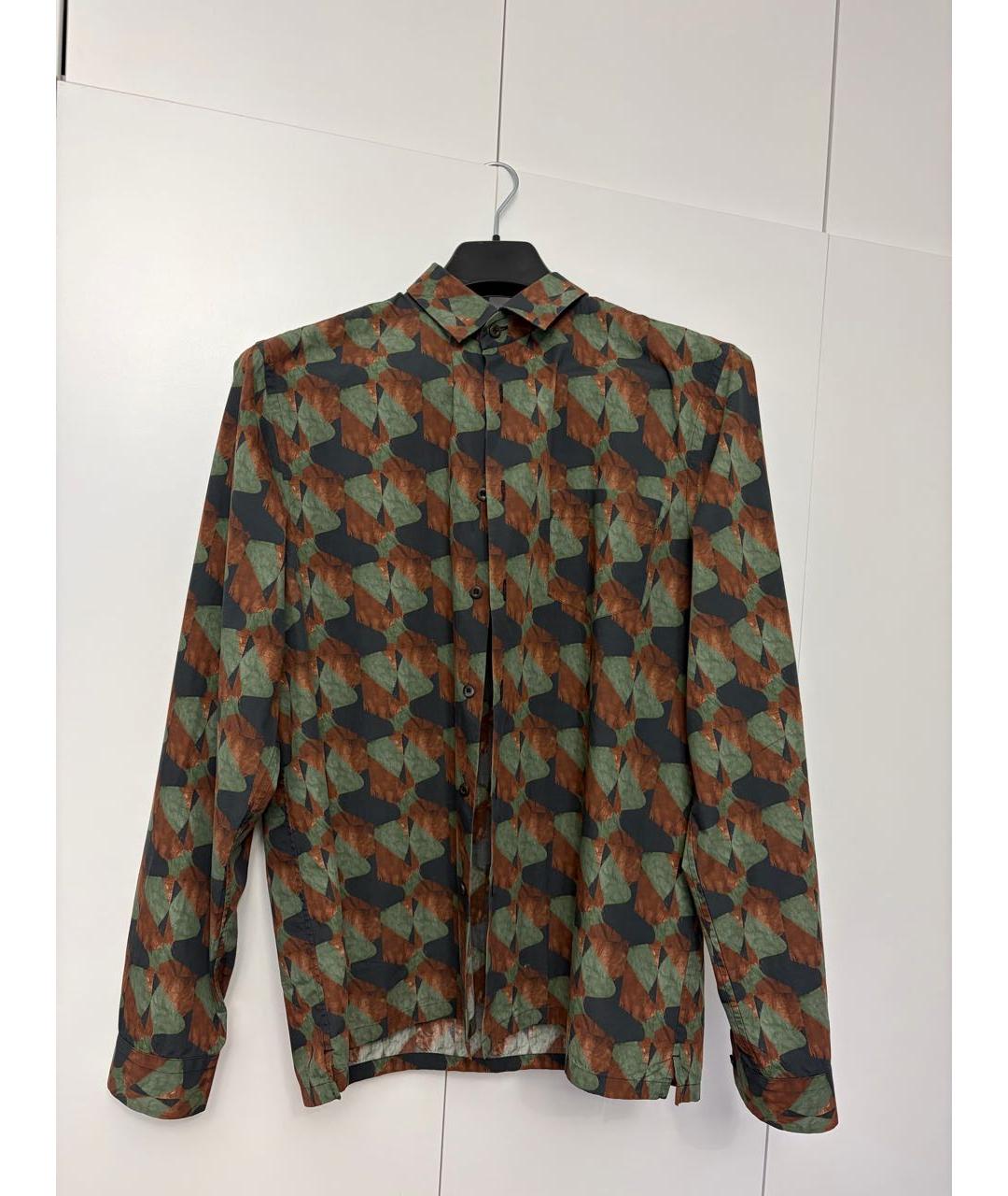 PRADA Мульти хлопковая кэжуал рубашка, фото 8