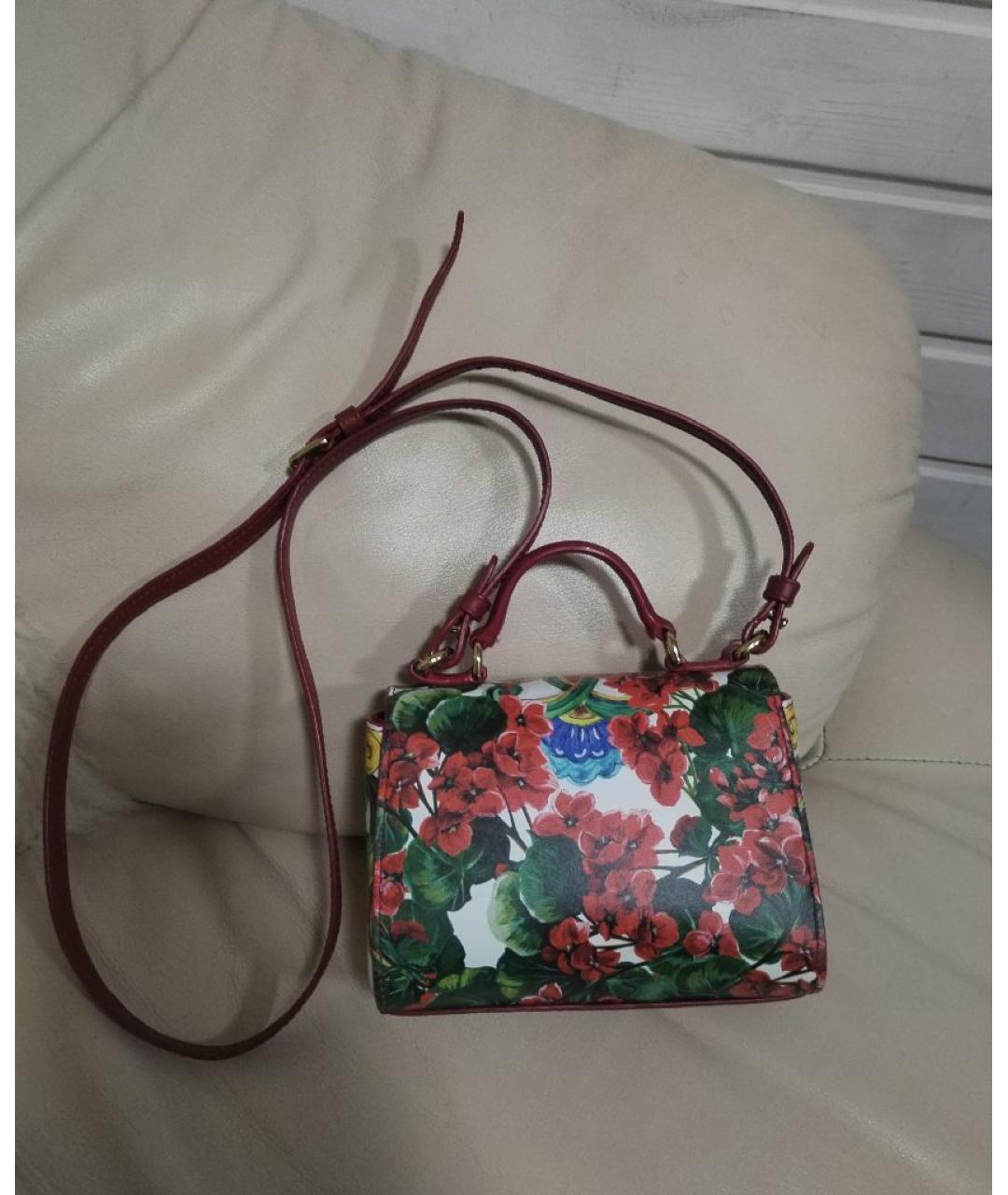 DOLCE&GABBANA Бордовая сумка, фото 2