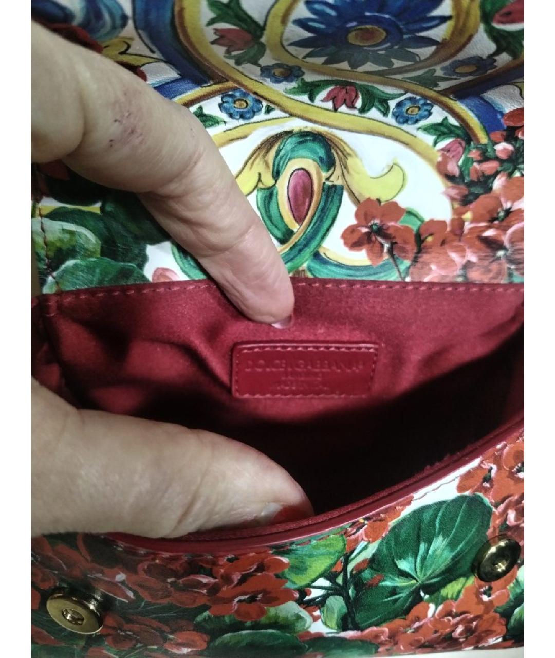 DOLCE&GABBANA Бордовая сумка, фото 7