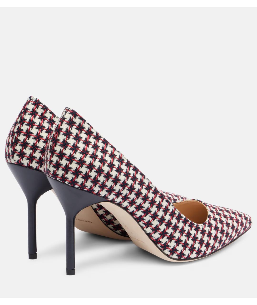 MANOLO BLAHNIK Белые текстильные туфли, фото 4