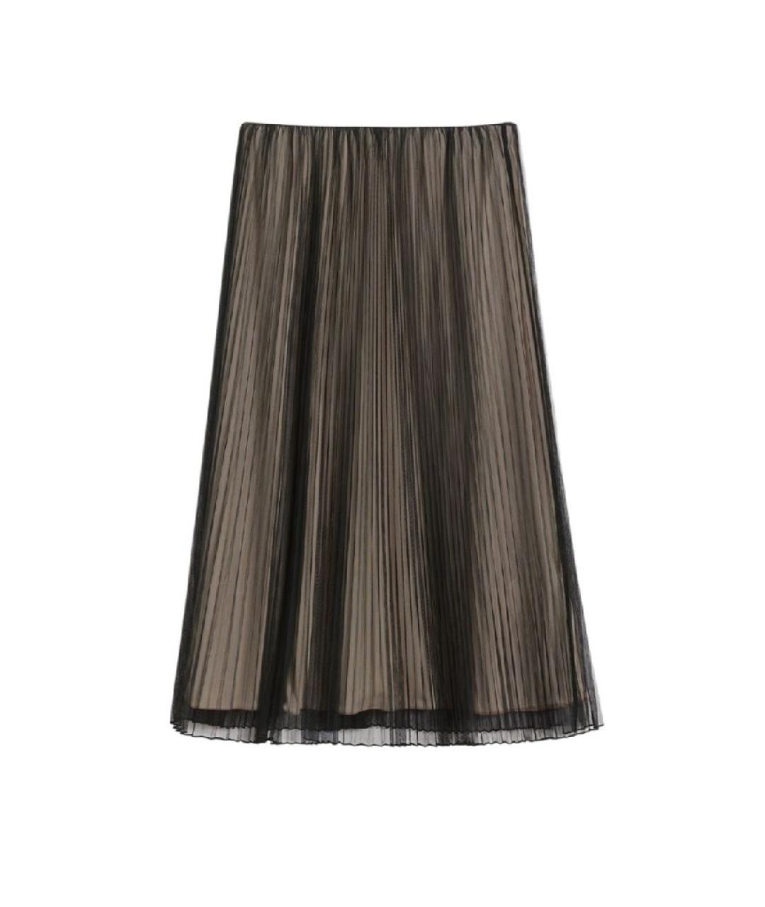 WEEKEND MAX MARA Черная полиэстеровая юбка миди, фото 1