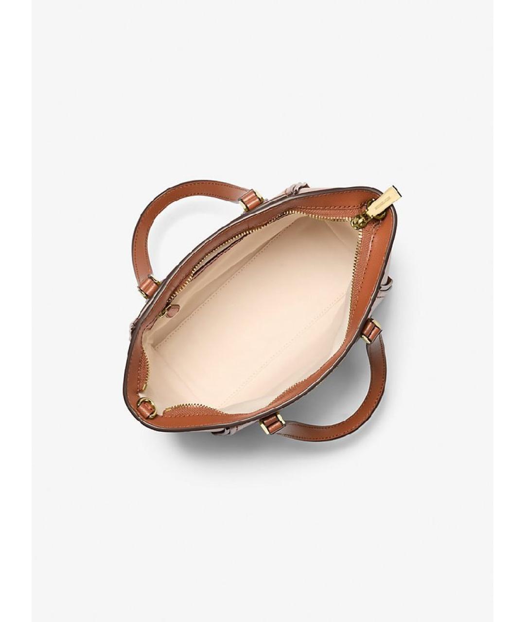 MICHAEL KORS Коричневая сумка с короткими ручками, фото 3