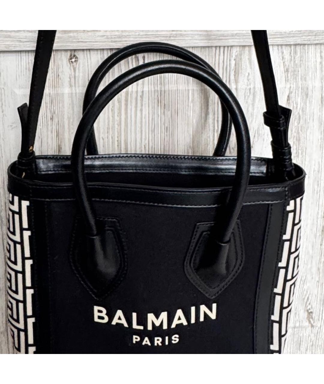 BALMAIN Черная сумка через плечо, фото 4