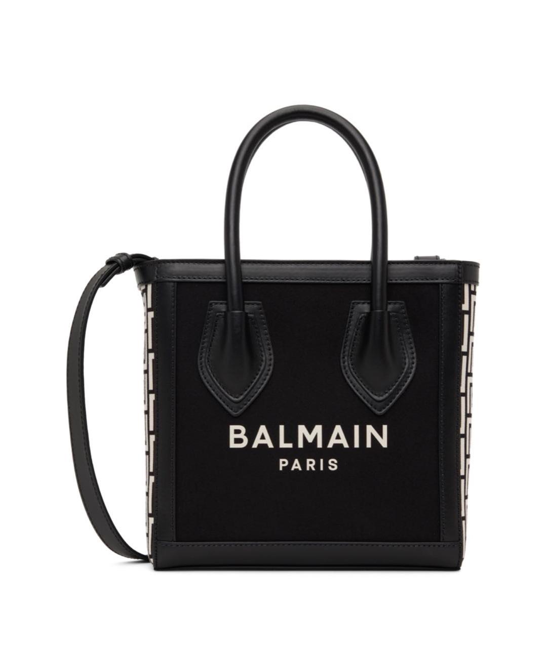 BALMAIN Черная сумка через плечо, фото 1