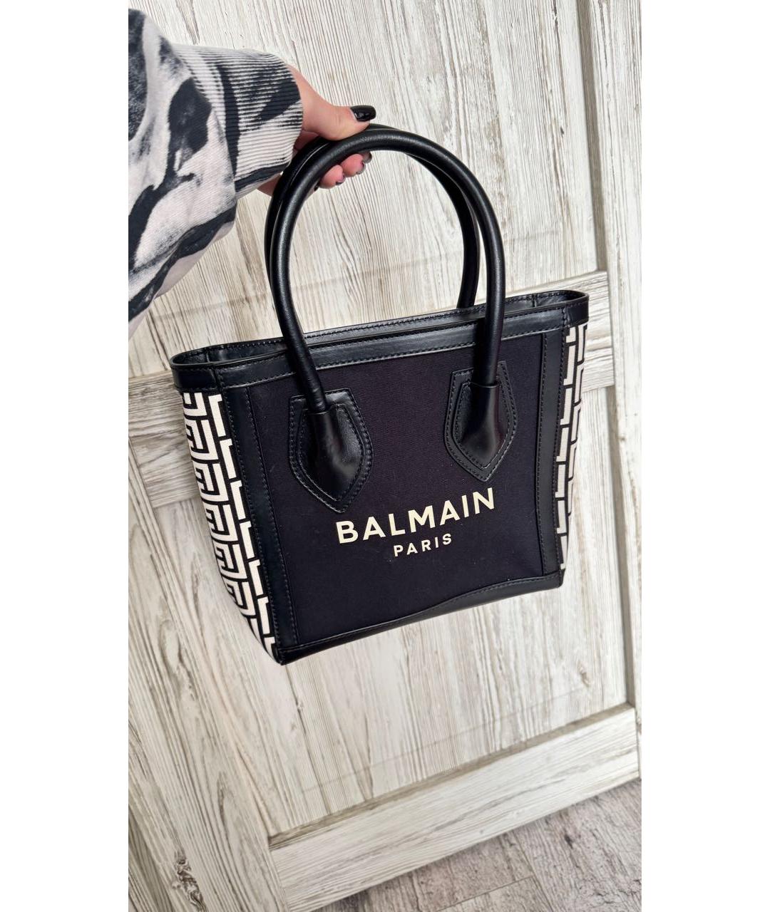 BALMAIN Черная сумка через плечо, фото 5