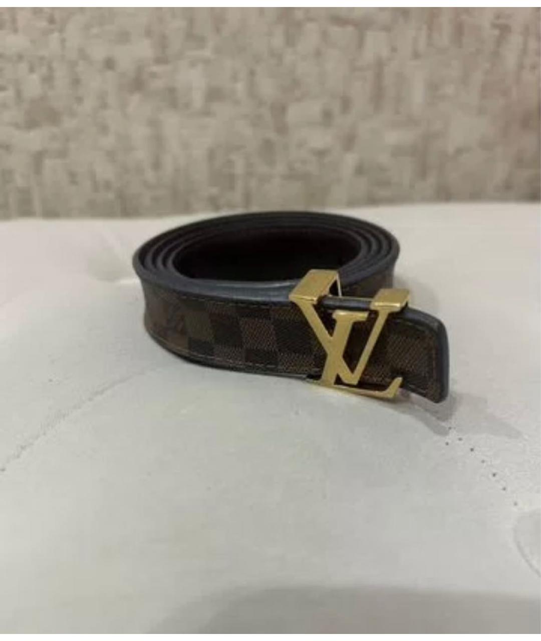 LOUIS VUITTON Коричневый ремень, фото 7