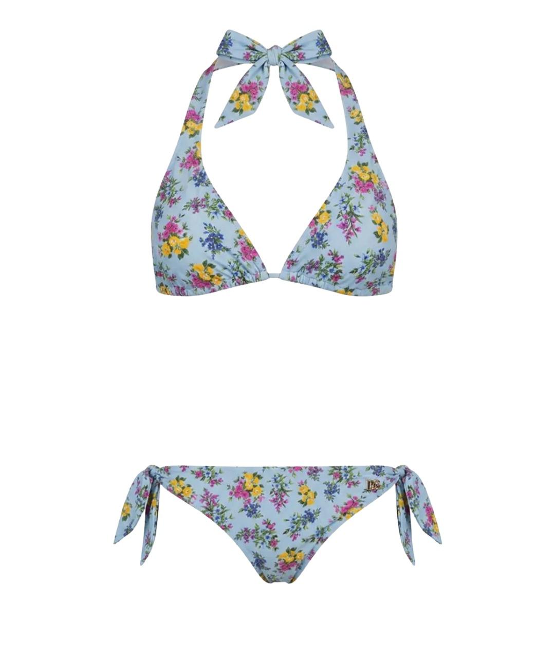 DOLCE&GABBANA Голубой купальник, фото 1