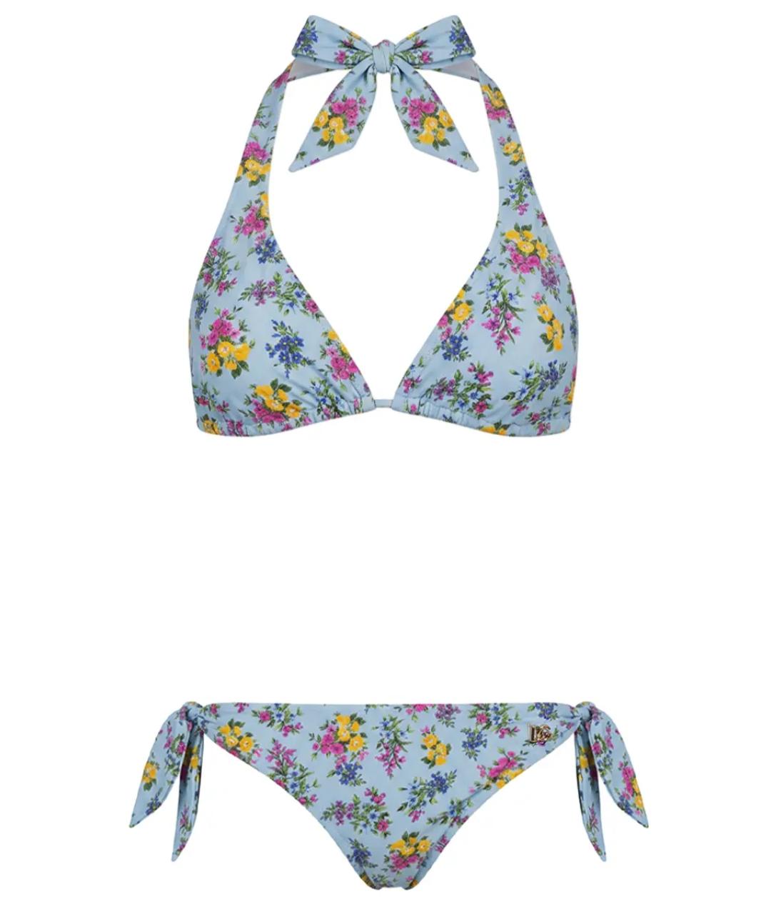 DOLCE&GABBANA Голубой купальник, фото 3