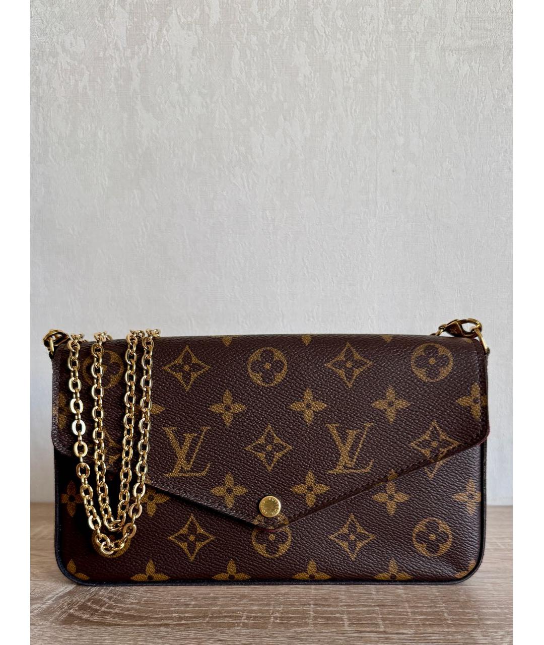 LOUIS VUITTON Коричневая сумка через плечо, фото 9