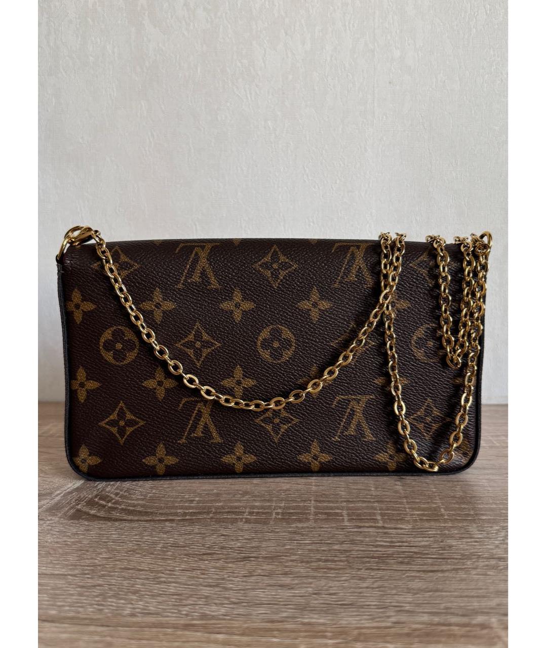 LOUIS VUITTON Коричневая сумка через плечо, фото 2