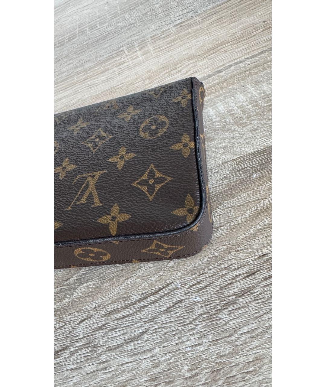 LOUIS VUITTON Коричневая сумка через плечо, фото 5