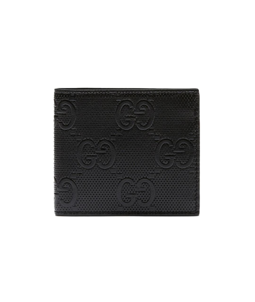 GUCCI Черный кожаный кошелек, фото 5