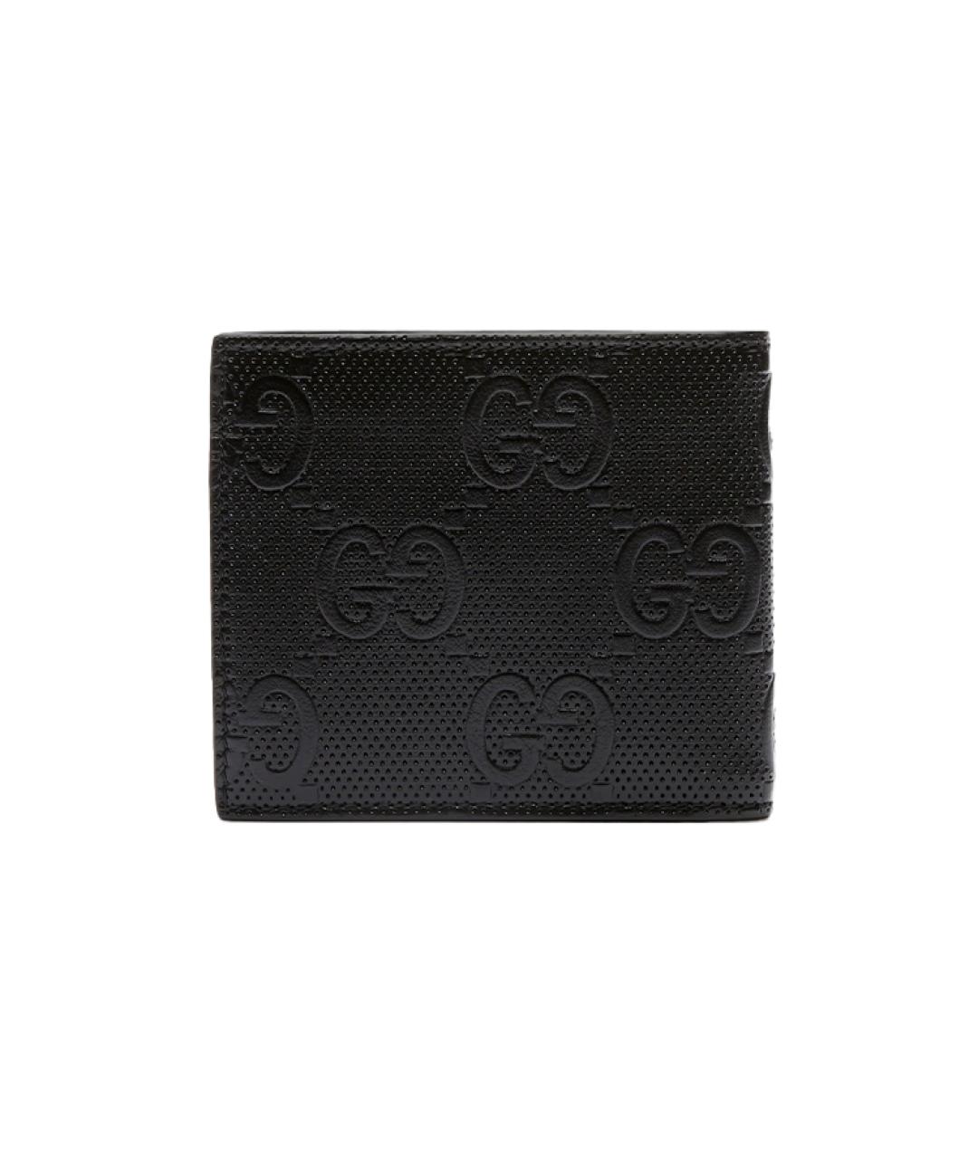 GUCCI Черный кожаный кошелек, фото 2