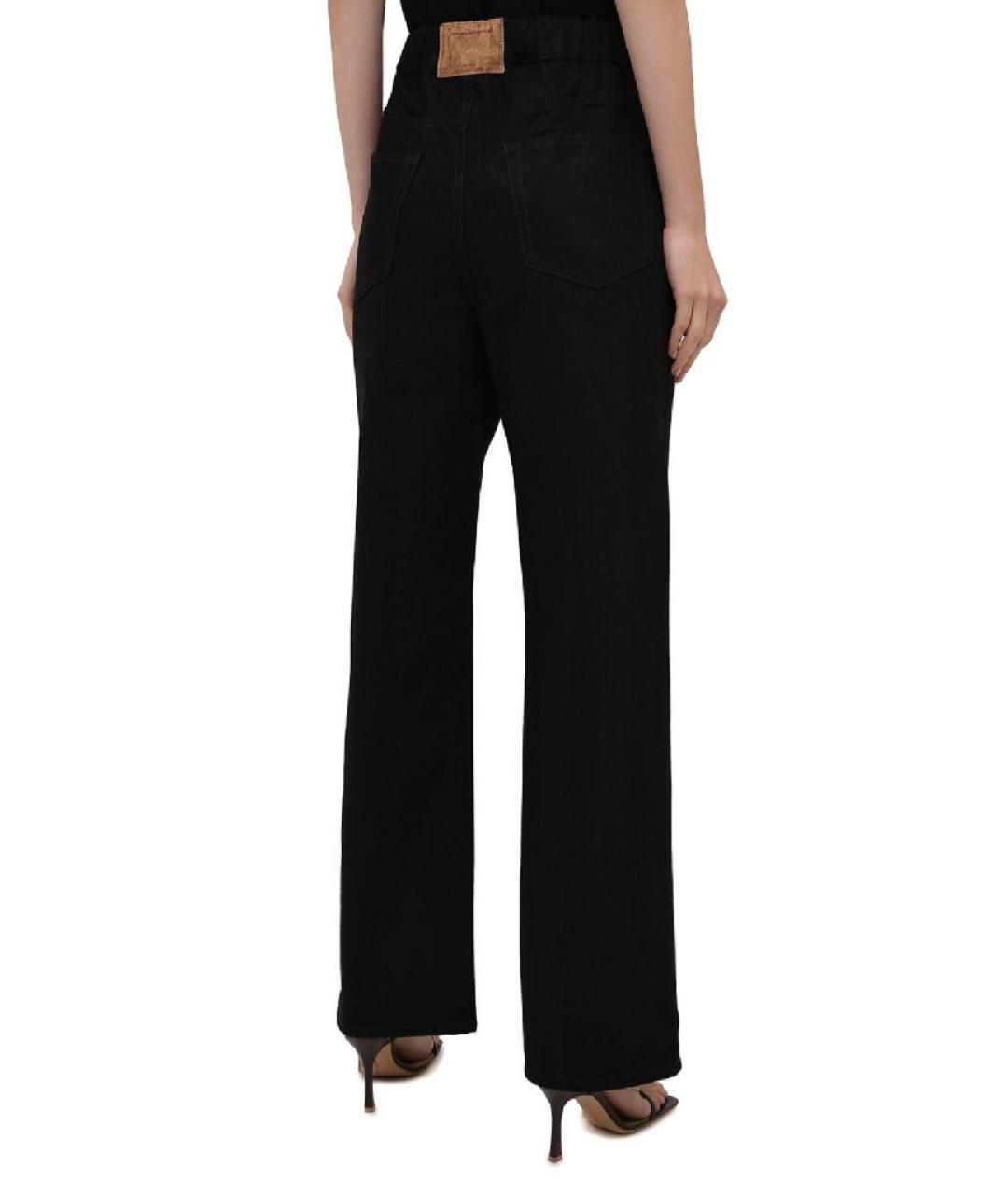 ALEXANDER WANG Черные хлопковые прямые джинсы, фото 2